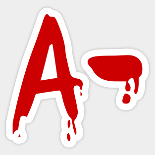 Blood Type O Positive Tag Sticker for Sale by Cestus