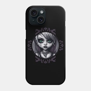 Gothic Portrait Girl! Phone Case