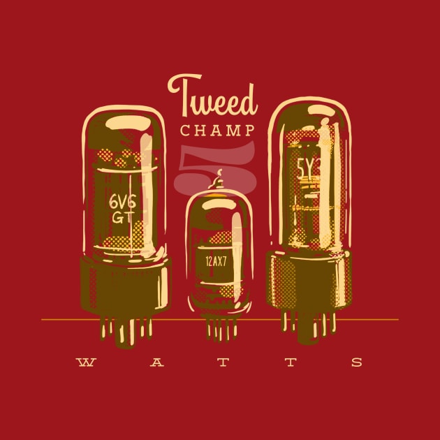 Tweed Champ amp relic style by SerifsWhiskey