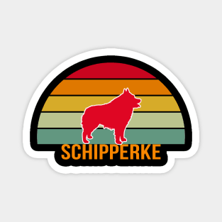 Schipperke Vintage Silhouette Magnet