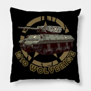 M10 Wolverine WW2 American Tank Destroyer Pillow