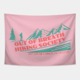 Out of Breath Hiking Society 3 Tapestry