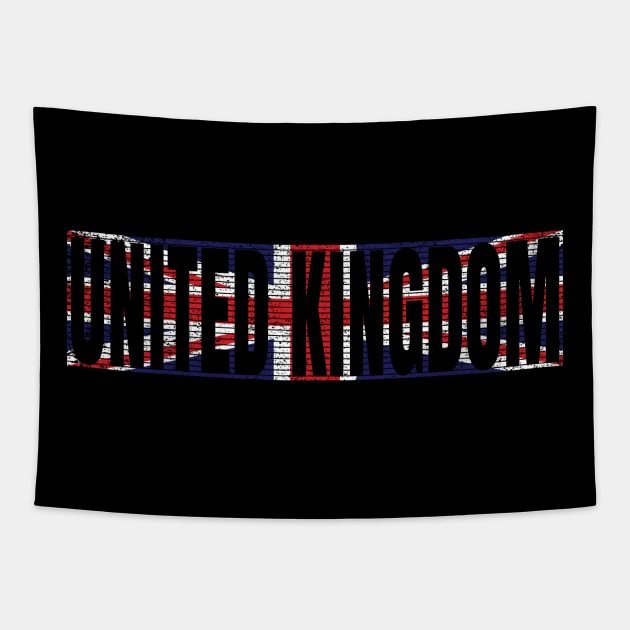 United Kingdom Country Vintage British National Flag Gift Tapestry by Grabitees