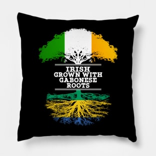 Irish Grown With Gabonese Roots - Gift for Gabonese With Roots From Gabon Pillow