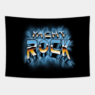 YACHT ROCK - Retro Style Typography Design Tapestry