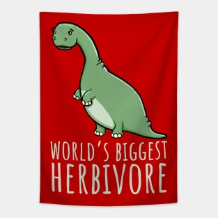 Dinosaur Herbivore Vegetarian Tapestry