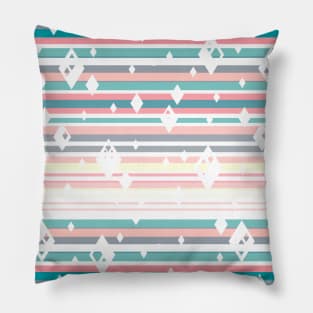 Diamonds and Stripes Pillow