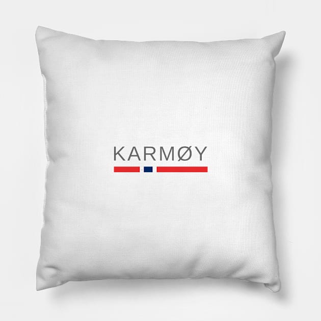 Karmøy Norway Pillow by tshirtsnorway