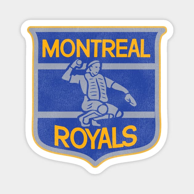 Defunct Montreal Royals Crest Baseball Team Magnet by Defunctland