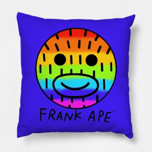 Happy Head Rainbow Pillow