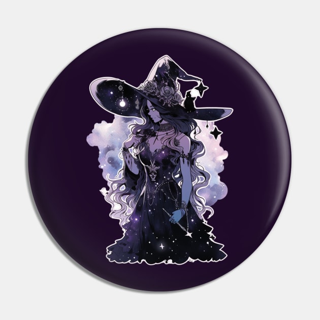 Pastel Goth Astrology Witch Pin by DarkSideRunners