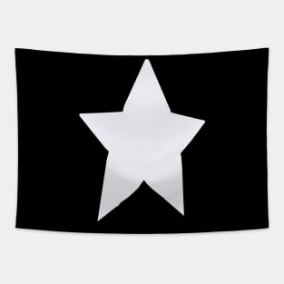 Periwinkle Blue Very Peri Almost White Tone Star Tapestry