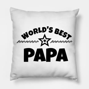 World's Best Papa Pillow