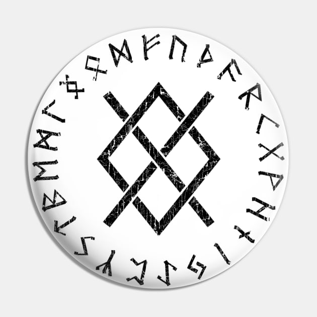 Norse Gungnir Odin Viking Pagan Mythology Elder Futhark Runes Pin by Blue Pagan