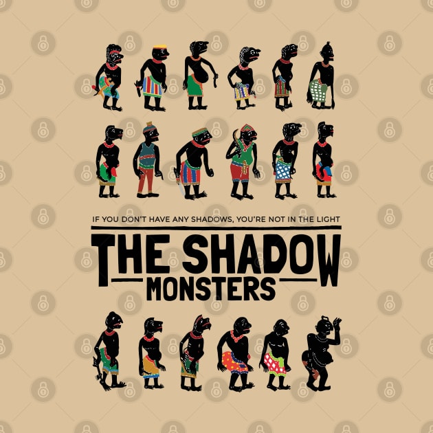 Vintage Shadow Puppet Monsters by KewaleeTee