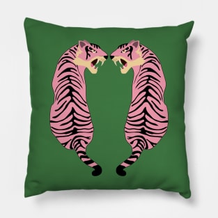 Pink tigers Pillow