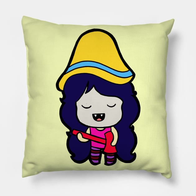 Adventure Time - Kawaii Marceline the Vampire Queen Pillow by coloringiship