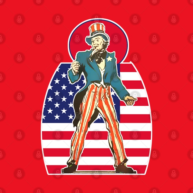 United States of America Uncle Sam patriot by Marccelus