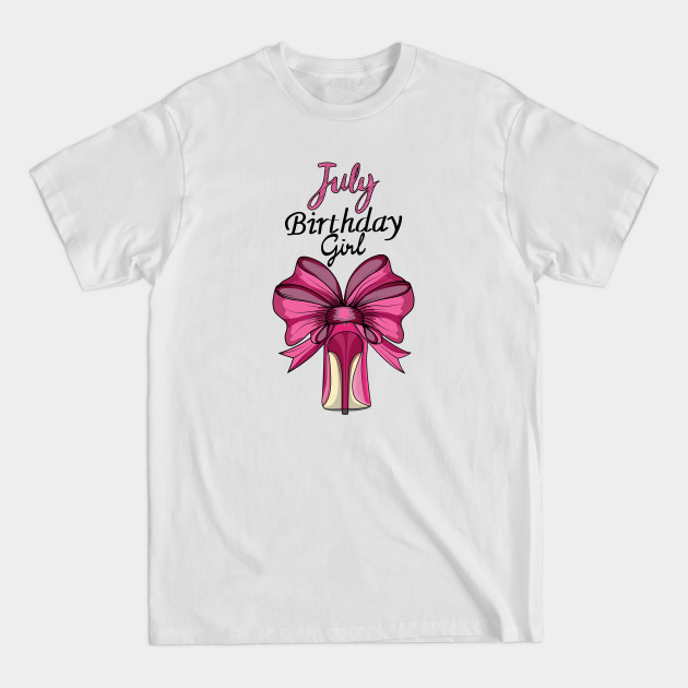 Disover July Birthday Girl T-Shirt
