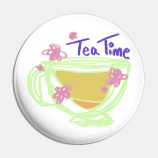 Tea Time Pin