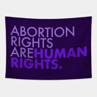 Abortion Rights are Human Rights (lavender) Tapestry