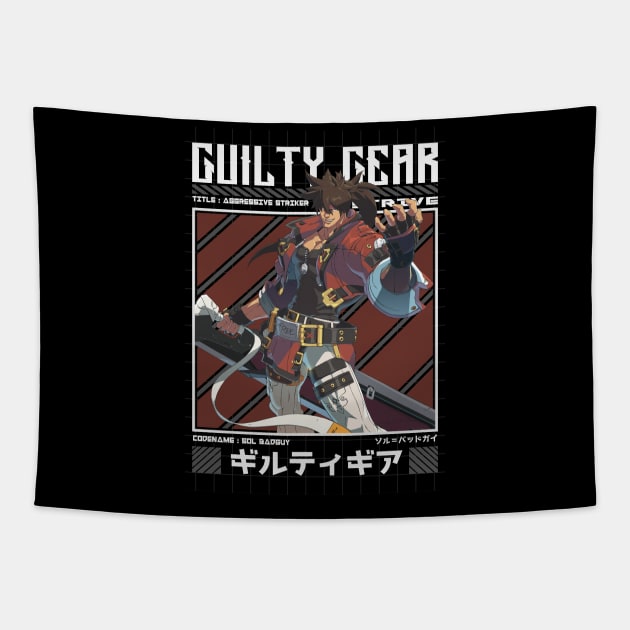 Sol Badguy - Guilty Gear Strive Tapestry by Arestration