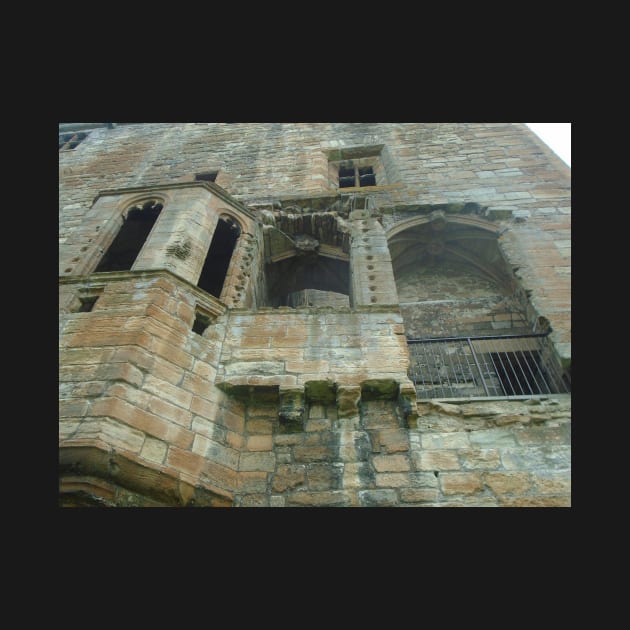 Linlithgow Palace, Scotland - External Elevation Detail Near Original Entrance by MagsWilliamson