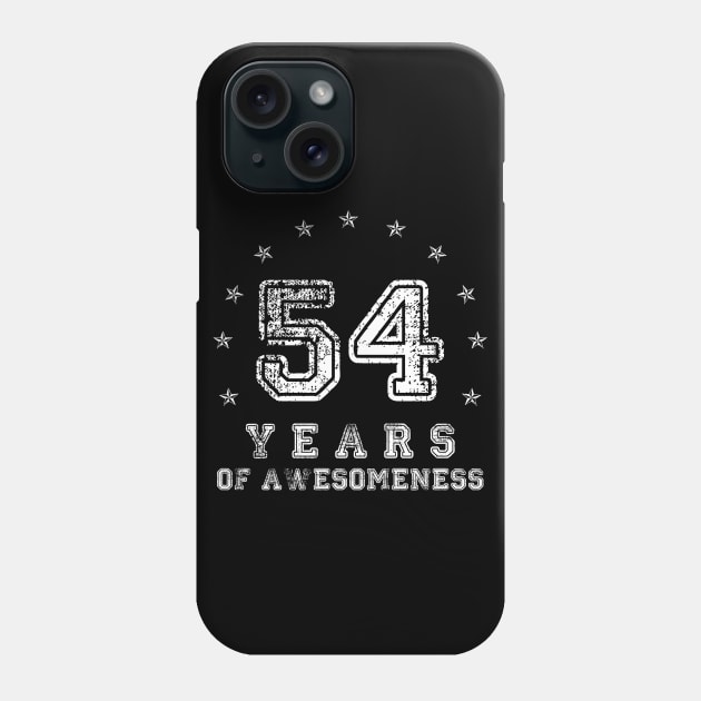 Vintage 54 years of awesomeness Phone Case by opippi