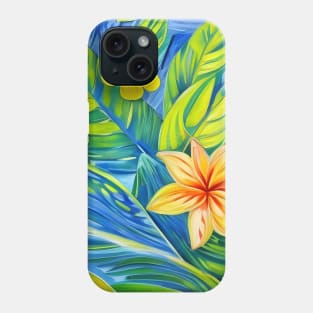 Tropical Flowers Three Phone Case