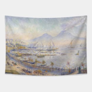 The Bay of Naples by Auguste Renoir Tapestry