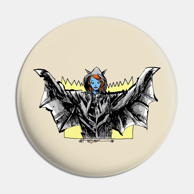 BAT FIEND Pin by Jim Mahfood