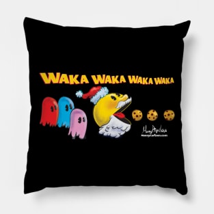 Pac Man Claus Pillow