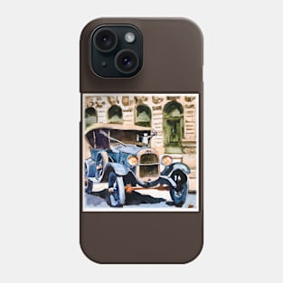 Vintage Jalopy Watercolor Phone Case