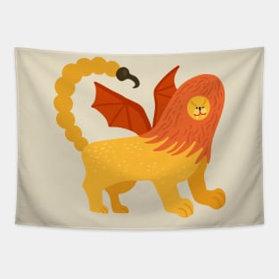 Toon Manticore Tapestry