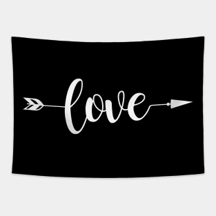 Love Simple Hand Writing Gift Idea Tapestry