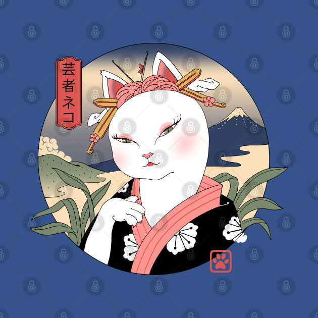 Discover Neko Geisha - Cat - T-Shirt