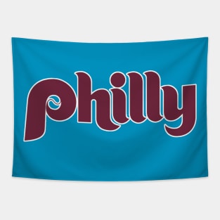Philadelphia Phillies Retro Powder Blue "Philly" Tapestry
