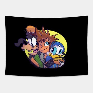 The Original Keyblade Trio Tapestry