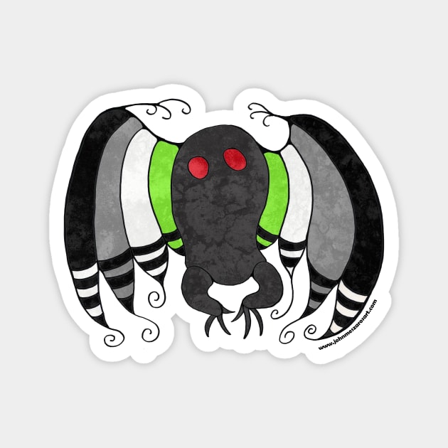 Agender Mothman Magnet by NocturnalSea