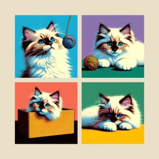 Ragdoll Pop Art - Cute Kitties T-Shirt