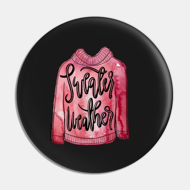 Sweater weather watercolour illustration Pin by NewBranchStudio