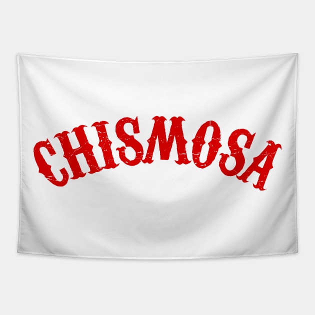 Chismosa - Red design Tapestry by verde