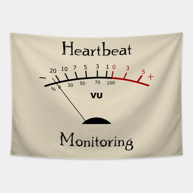 Heartbeat Monitoring Tapestry by Warp9