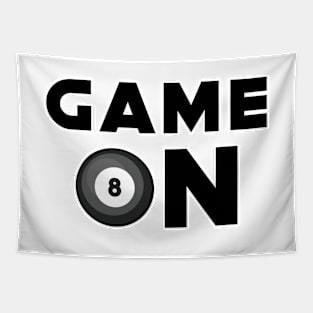 Game On - Funny Billiard Design Tapestry