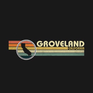 Groveland California vintage 1980s style T-Shirt