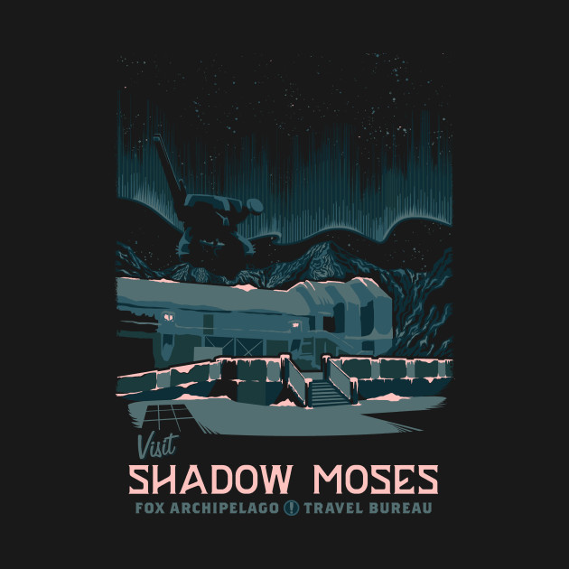 Disover Visit Shadow Moses - Mgs - T-Shirt