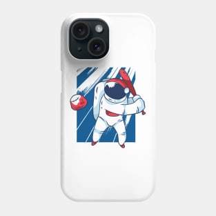 Baseball Astronaut Phone Case