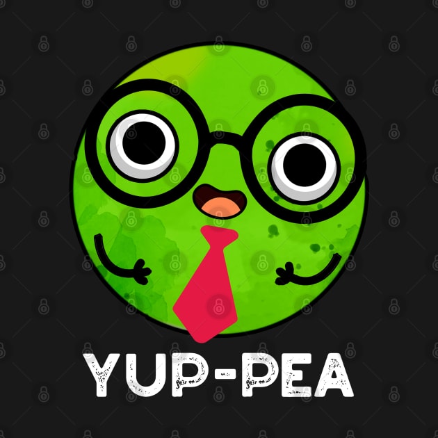 Yup-pea Funny Yuppie Veggie Pea Pun by punnybone