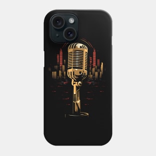 Microphone Clasic In The City Phone Case