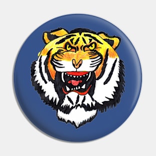 Ferocious Tiger Pin